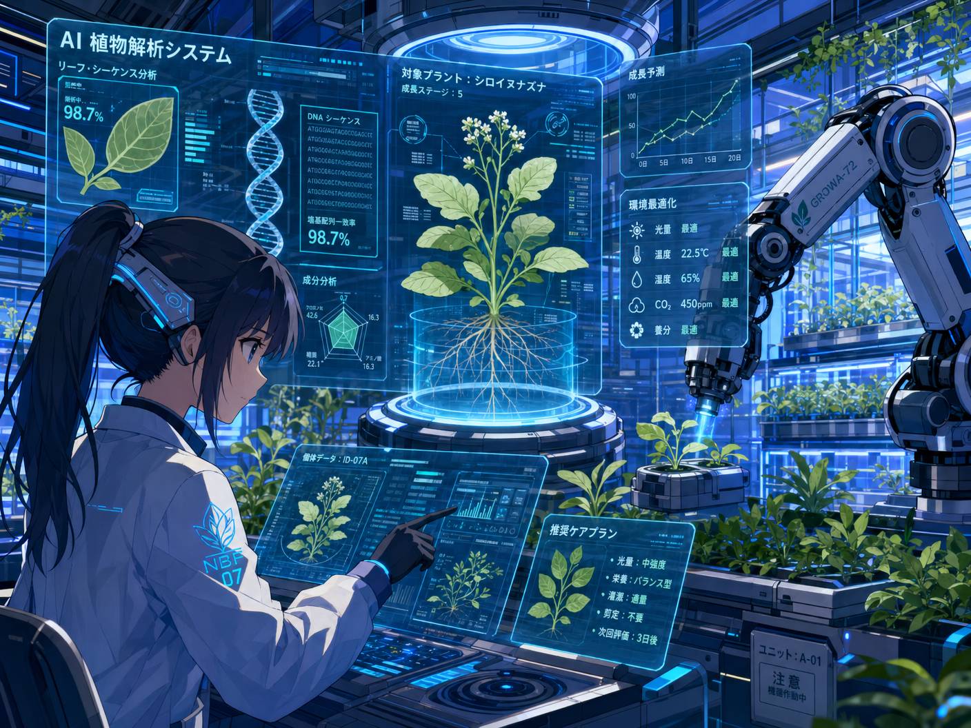 无限臀山植物视频-AI植物视频制作